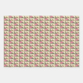 Roze en gouden Pop, kunstcassettes, die papier pak Inpakpapier Vel (Voorkant 2)