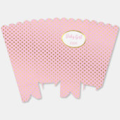 Roze en Gouden Popcorn Favoriet Box Bedankdoosjes (Ongevouwen)