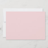 Roze en Gouden Prinses 1e Verjaardagsfoto Kaart (Achterkant)