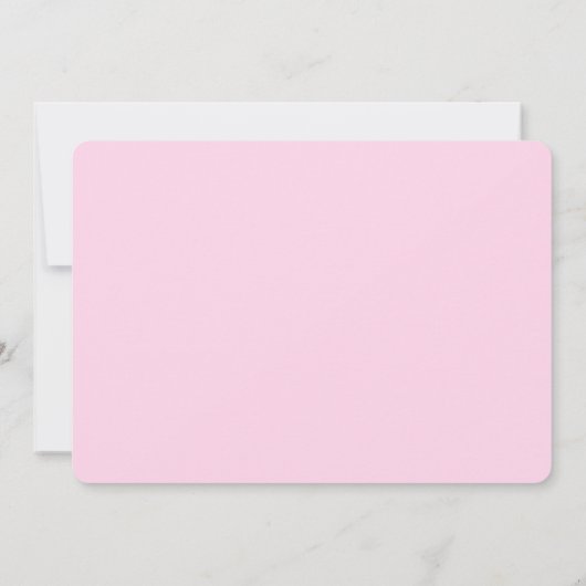 Roze en gouden prinses Tutu Pearl verjaardagsfeest Kaart (Achterkant)