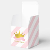 Roze en Gouden Prinses Verjaardagsfeest Bedankdoosjes (Geopend)