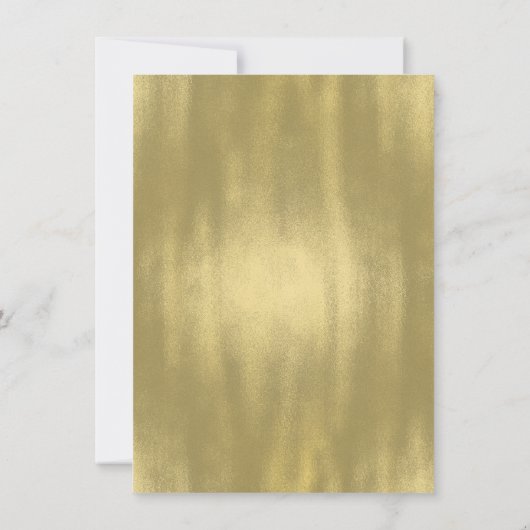 Roze en Gouden Prinses Verjaardagsfeest Kaart (Achterkant)