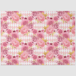 Roze en Gouden Reeks Ontwerp 17 Tissuepapier