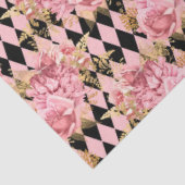 Roze en Gouden Reeksontwerp 13 Tissuepapier (Detail)