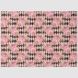 Roze en Gouden Reeksontwerp 13 Tissuepapier