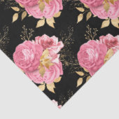 Roze en Gouden Reeksontwerp 15 Tissuepapier (Detail)