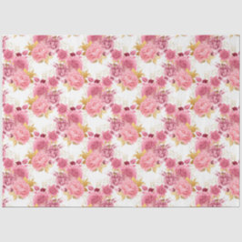 Roze en Gouden Reeksontwerp 5 Tissuepapier