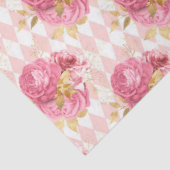 Roze en Gouden Reeksontwerp 6 Tissuepapier (Detail)