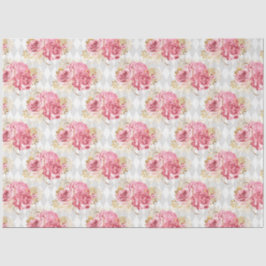 Roze en Gouden Reeksontwerp 7 Tissuepapier