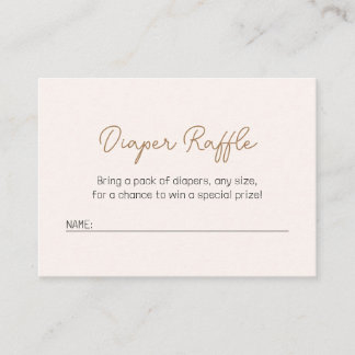 Roze en Gouden Regenboog Minimalistisch Baby showe Informatiekaartje