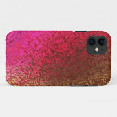 Roze en Gouden Shimmer iPhone 5 Hoesje (Achterkant (horizontaal))