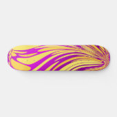 roze en gouden skatboard persoonlijk skateboard (Horizontaal)