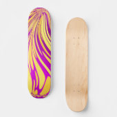 roze en gouden skatboard persoonlijk skateboard (Voorkant)