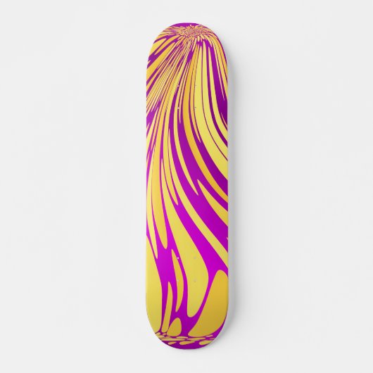 roze en gouden skatboard persoonlijk skateboard (Voorkant)