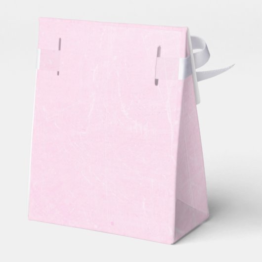Roze en gouden Snoep Party Favor Box Bedankdoosjes (Achterkant)