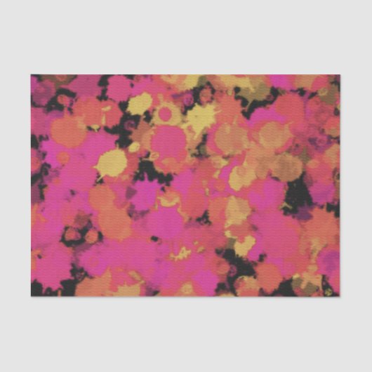 Roze en gouden spatten tissuepapier (Voorkant)