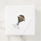 Roze en Gouden Steampunk Bedankjes Labels (In situ)