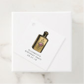 Roze en Gouden Steampunk Bedankjes Labels (In situ)