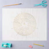 Roze en Gouden Steampunk Serie Ontwerp 42 Tissuepapier (Craft)