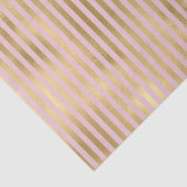 Roze en gouden strepen tissuepapier (Detail)