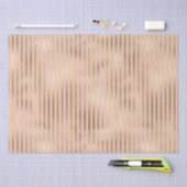 Roze en gouden strepen tissuepapier (Craft)