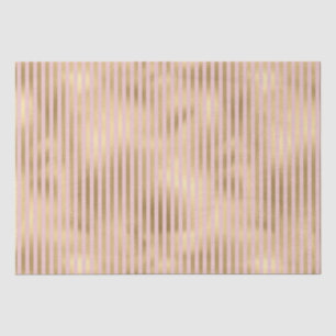 Roze en gouden strepen tissuepapier