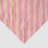 Roze en gouden strepen tissuepapier (Detail)