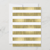 Roze en gouden theepartij kaart (Achterkant)