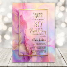 Roze en Gouden Verjaardagsfeest Surprise 30