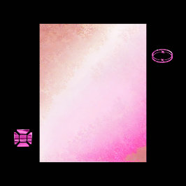 Roze en Gouden Waterverf Scrapbook Papier