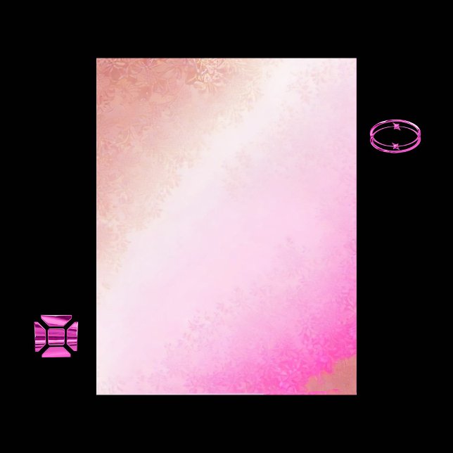 Roze en Gouden Waterverf Scrapbook Papier (Creator heeft geüpload)