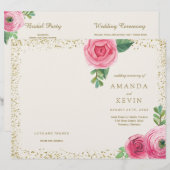 Roze en gouden weddenschappen (Voorkant / Achterkant)