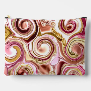 Roze en gouden wervelingen etui