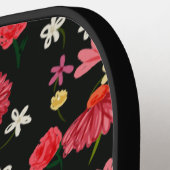 Roze en gouden zilverpatronen pickleball paddle (Links Detail)