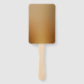 Roze en Gouden Zoet Zestiende Verjaardagsfeestje Handwaaier (Achterkant)