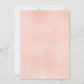 Roze en Gouden Zwaan Verjaardag Uitnodiging (Achterkant)