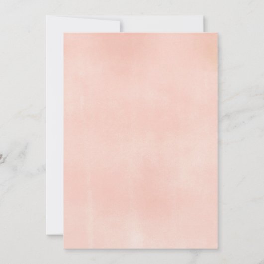 Roze en Gouden Zwaan Verjaardag Uitnodiging (Achterkant)