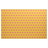 Roze en goudgele argyle Patroon Stof (Yard (91,4 cm))