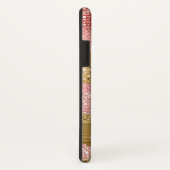 Roze en goudglam Case-Mate iPhone case (Achterkant / rechts)