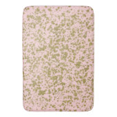 Roze en goudglitter-meisje met moderne platter badmat (Voorkant Verticaal)