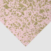 Roze en goudglitter-meisje met moderne platter tissuepapier (Detail)