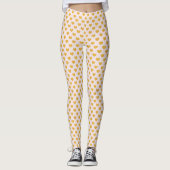 Roze en goudharten Leggings van vrouwen (Voorkant)