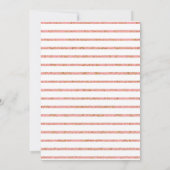 Roze en goudharten Vrijgezellenfeest Kaart (Achterkant)