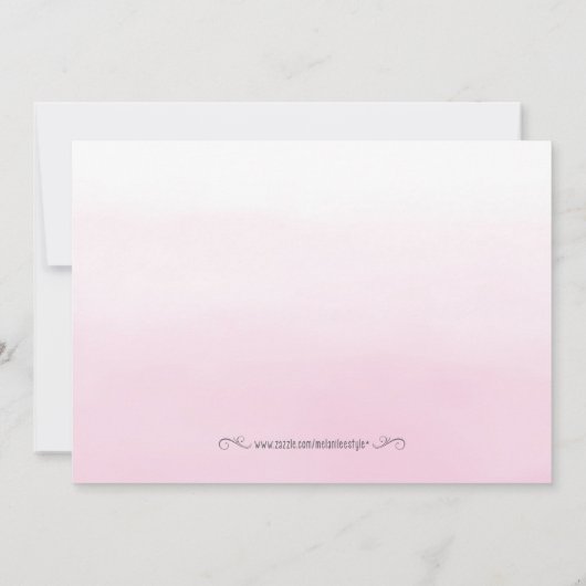 Roze en goudhoudende Kaart (Achterkant)