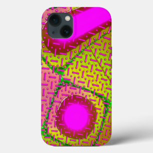 Roze en goudkleurige Psychedelic Case-Mate iPhone Case