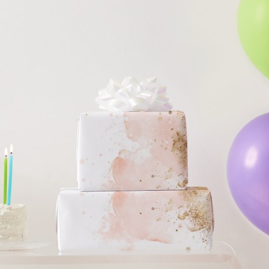 Roze en goudlegant cadeaupapier (Feestgeschenken)