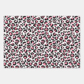 Roze en goudluipaard inpakpapier vel (Voorkant)