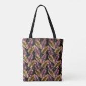 Roze en goudluipaarden tote bag (Achterkant)