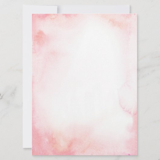 Roze en goudmakreel Carousel Birthday Kaart (Achterkant)