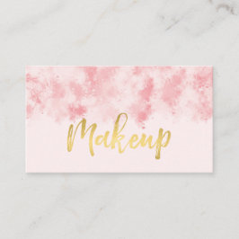 Roze en goudmakreel Visitekaartje